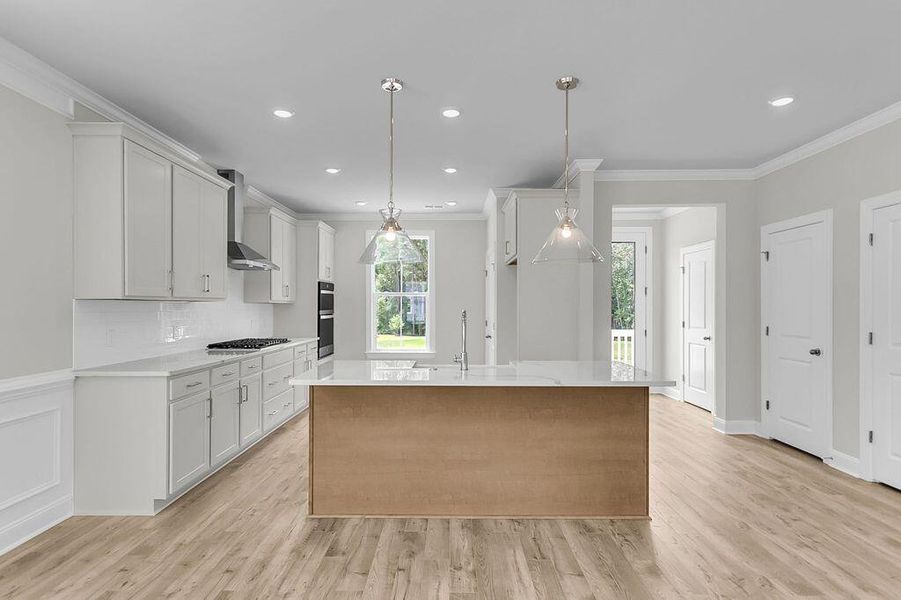 Furnished interior view inside a new home in Heron Preserve, Hanahan (Image 3). Furnished interior view inside a new home in Heron Preserve, Hanahan (Image 3).
