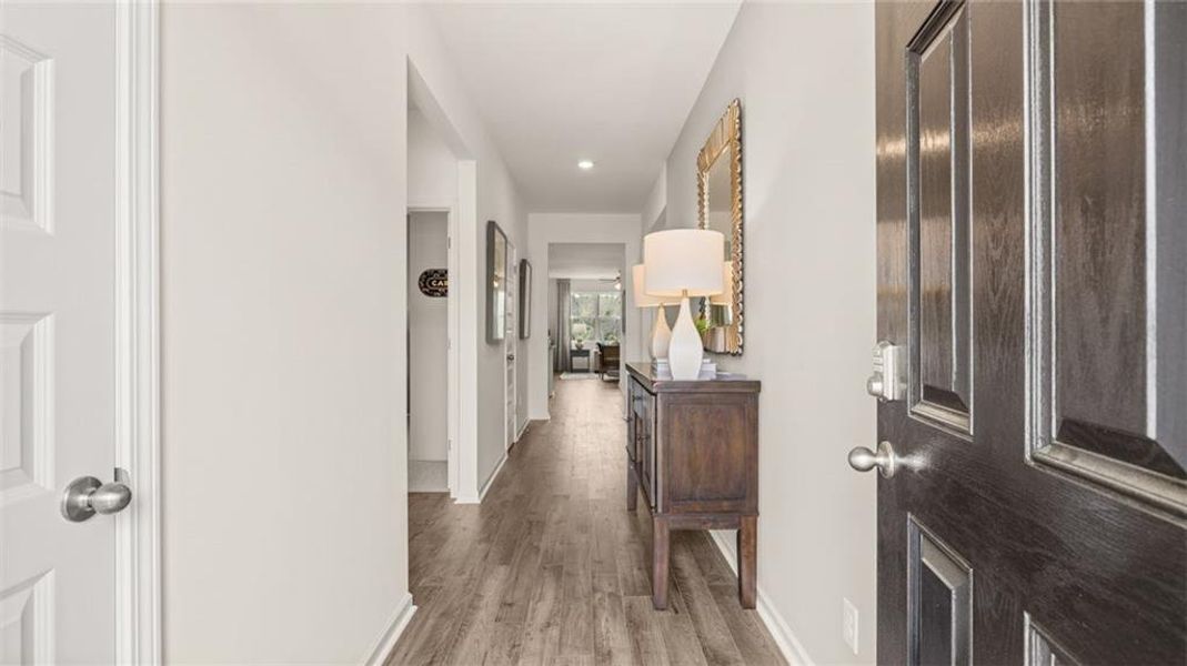 Furnished interior view inside a new home in Jackson Landing, Jefferson (Image 7).