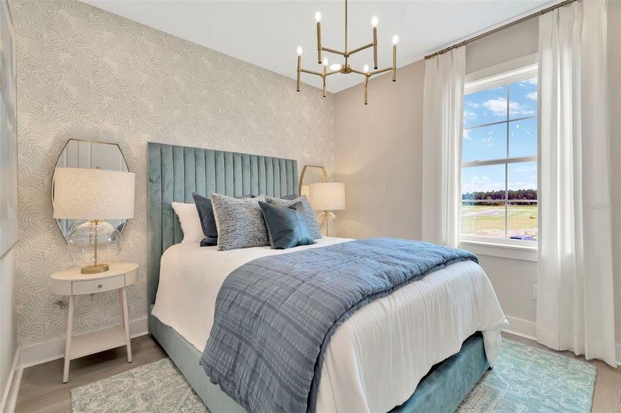 Furnished interior view inside a new home in Primrose at Longleaf, New Port Richey (Image 8).