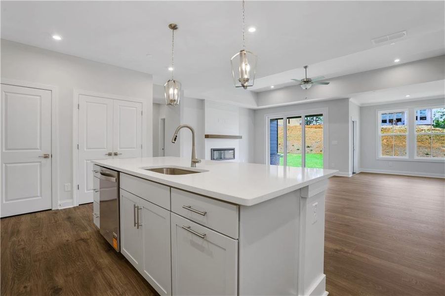 Furnished interior view inside a new home in Gatherings® at GreenHouse, Marietta (Image 5).