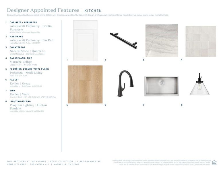 Sample of building materials used in homes in The Nations, Nashville (Image 7).