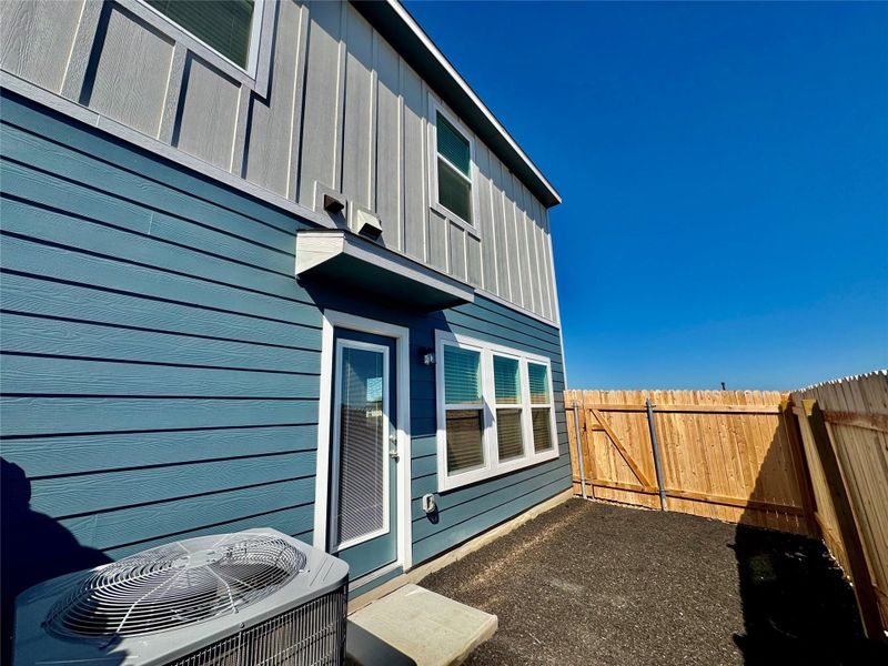 View of fenced backyard View of fenced backyard