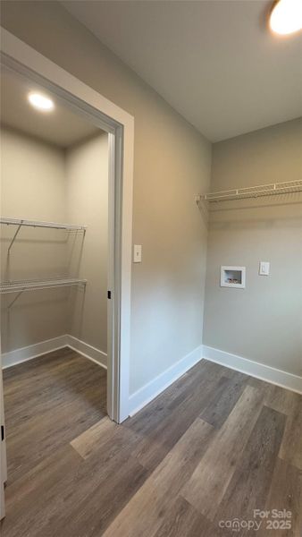 Pantry and Laundry Room- Representative photos—finishes, colors, and materials may vary in the actual home. Professional photos of actual home coming soon.