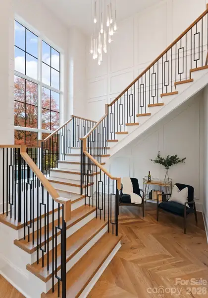 Furnished interior view inside a new home in , Charlotte (Image 5).