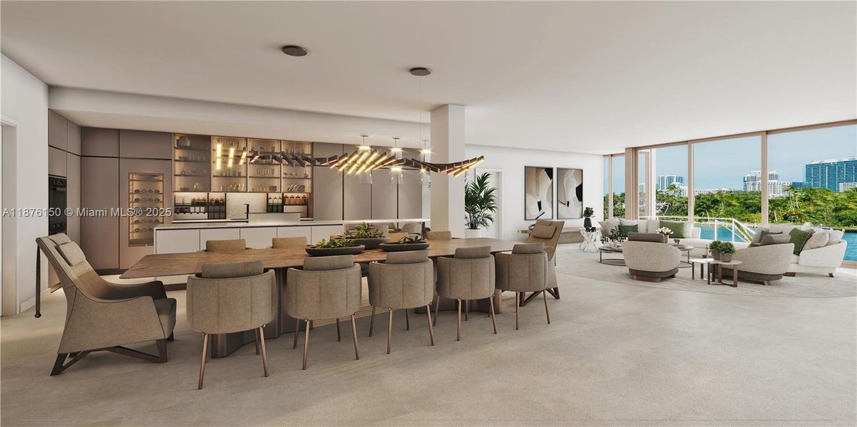 Furnished interior view inside a new home in La Maré Bay Harbor Islands Signature Collection, Bay Harbor Islands (Image 5). Furnished interior view inside a new home in La Maré Bay Harbor Islands Signature Collection, Bay Harbor Islands (Image 5).