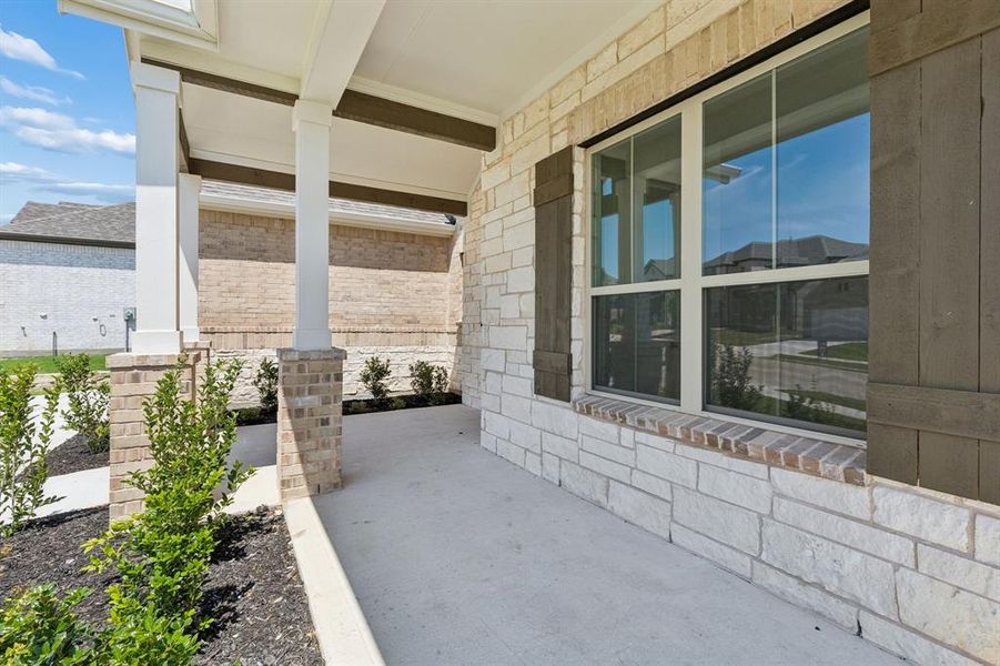 Exterior details and patio area of a home in , McKinney (Image 21).