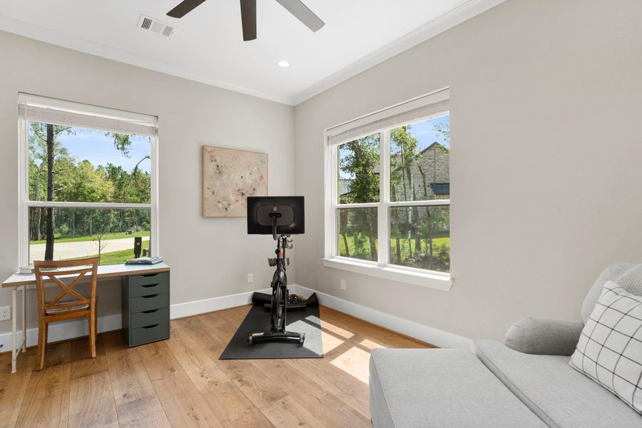 Furnished interior view inside a new home in , Montgomery (Image 30).