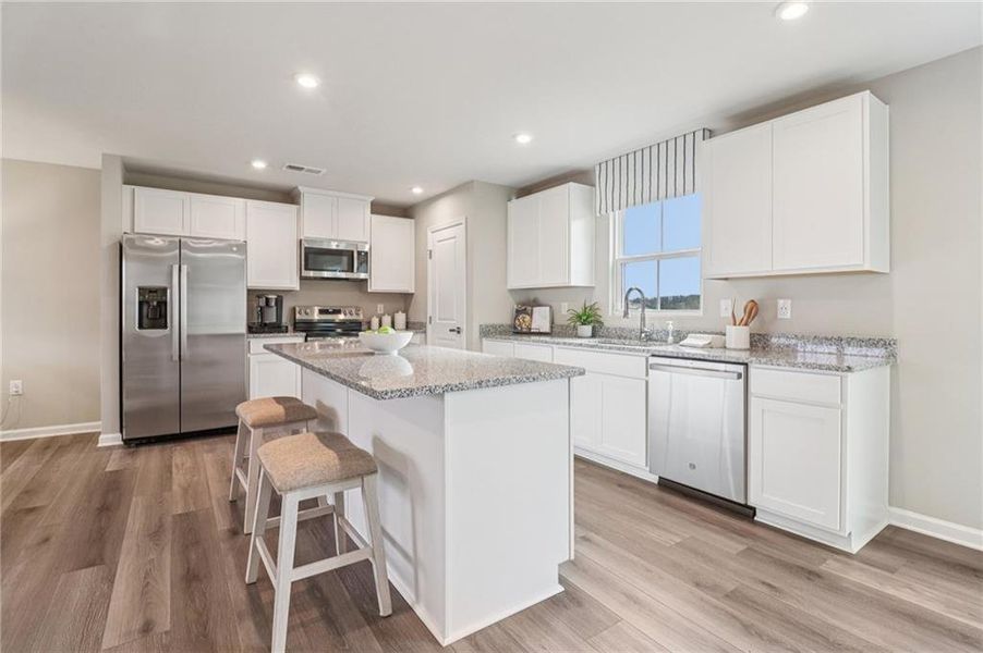 Furnished interior view inside a new home in , Stone Mountain (Image 11).