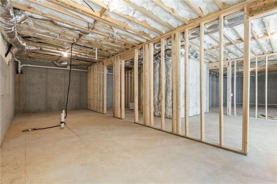 In-progress construction of a new home in , Gainesville, GA (Image 54).