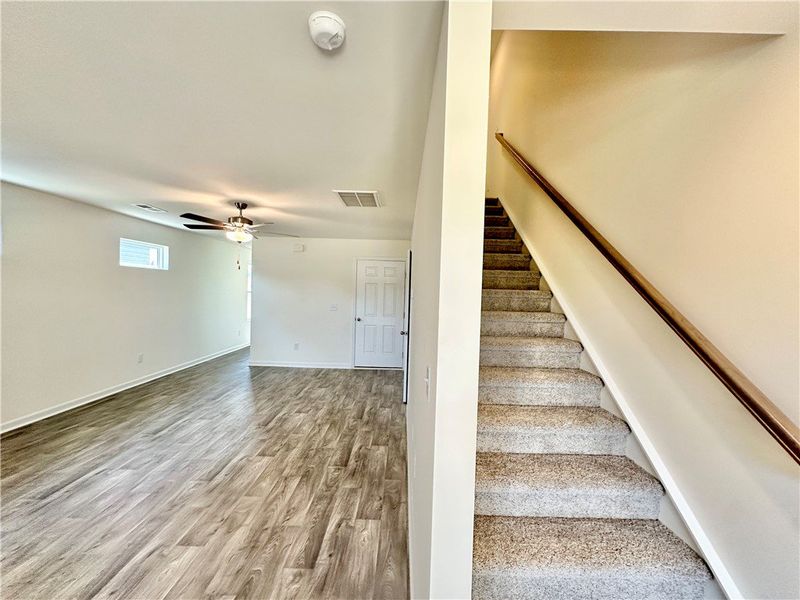 Spacious, unfurnished interior of a new home in Champions Village at Cherry Hill, Pendleton (Image 15).