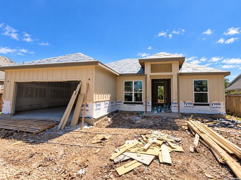 In-progress construction of a new home in , San Antonio, TX (Image 5).