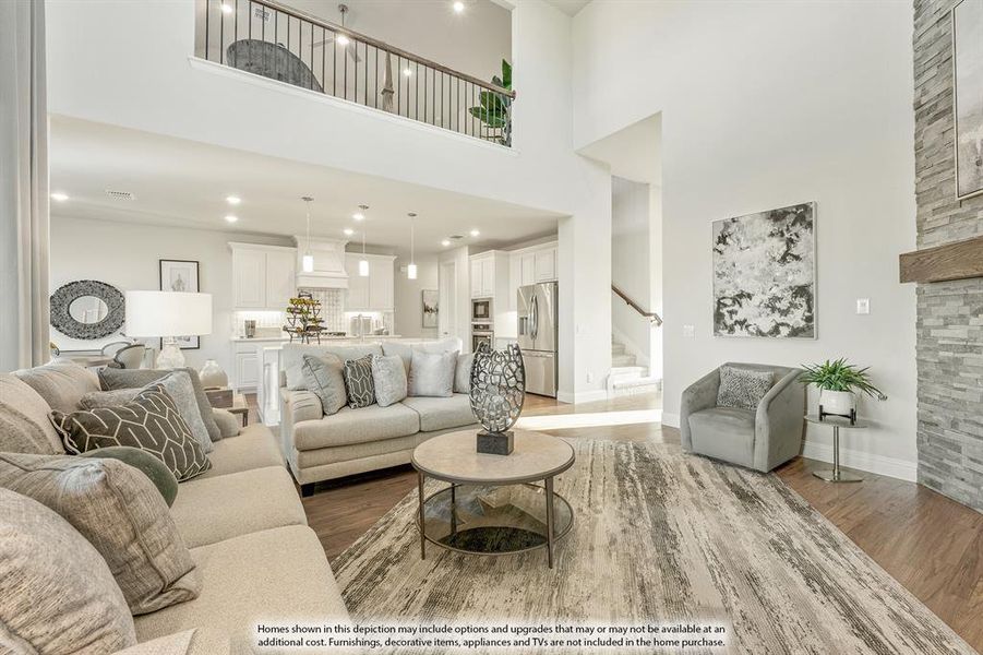 Furnished interior view inside a new home in Mosaic, Celina (Image 14). Furnished interior view inside a new home in Mosaic, Celina (Image 14).