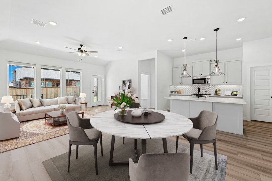 Furnished interior view inside a new home in Mayfair, New Braunfels (Image 4).