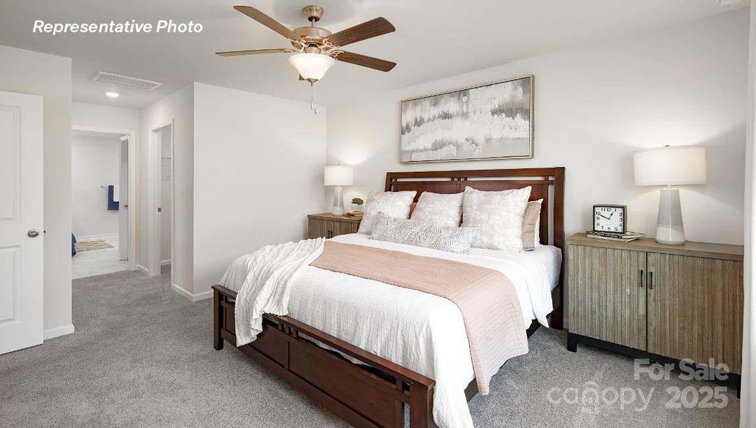 Furnished interior view inside a new home in Villages of Maiden, Maiden (Image 16).