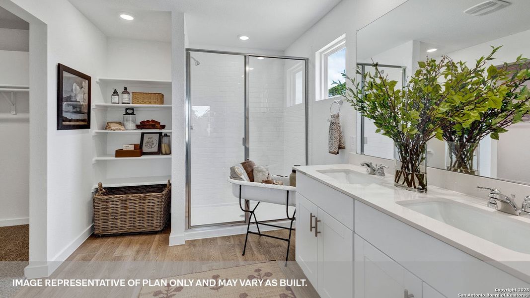 Furnished interior view inside a new home in Sonoma Oaks, Fredericksburg (Image 18). Furnished interior view inside a new home in Sonoma Oaks, Fredericksburg (Image 18).