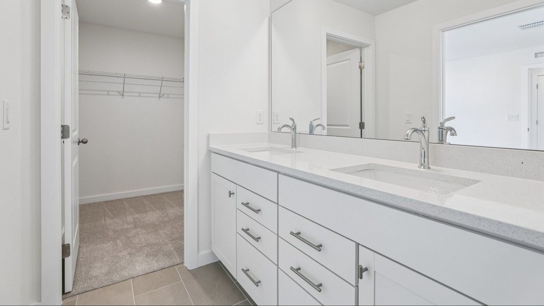 Furnished interior view inside a new home in Cyrene at Harmony, St. Cloud (Image 32).