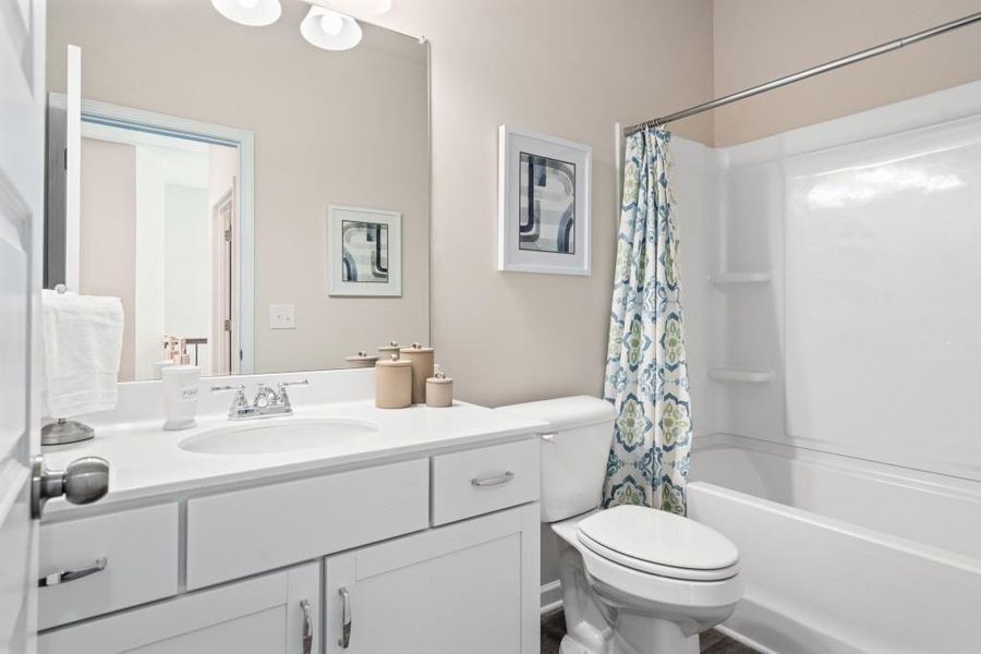 Furnished interior view inside a new home in The Andros, Dalton (Image 20).