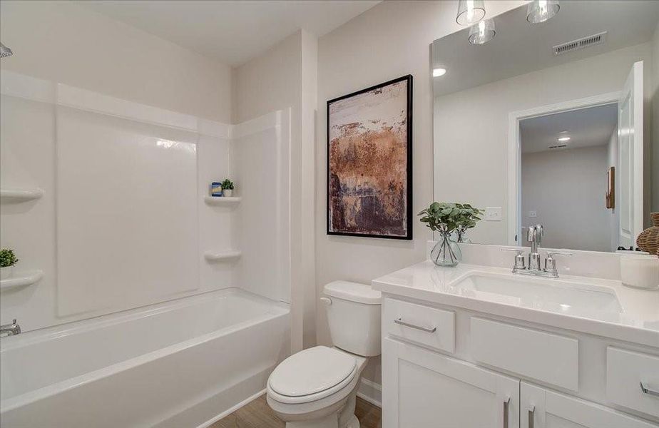 Furnished interior view inside a new home in East Park Village, Kennesaw (Image 29). Furnished interior view inside a new home in East Park Village, Kennesaw (Image 29).