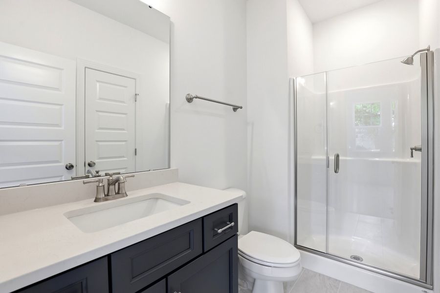Representative furnished interior of a home built from the The Lofton by RobuckHomes in Downtown Wilmington Collective, Wilmington (Image 17).