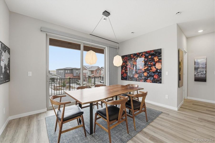 Furnished interior view inside a new home in , Littleton (Image 18).