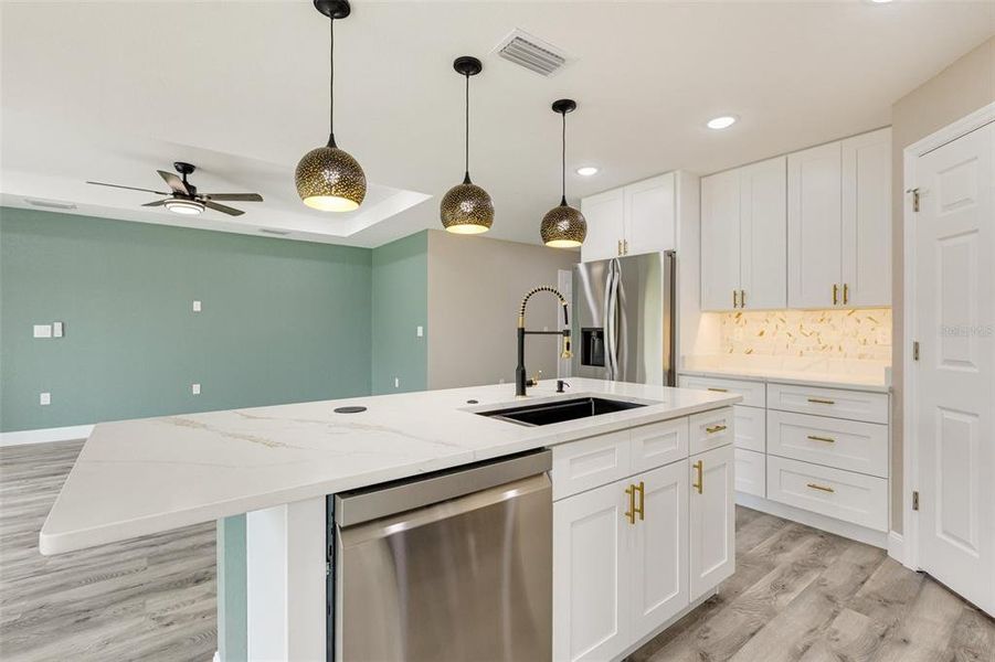 Furnished interior view inside a new home in , Rotonda West (Image 9).