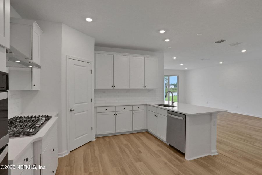 Furnished interior view inside a new home in TrailMark, St. Augustine (Image 7).