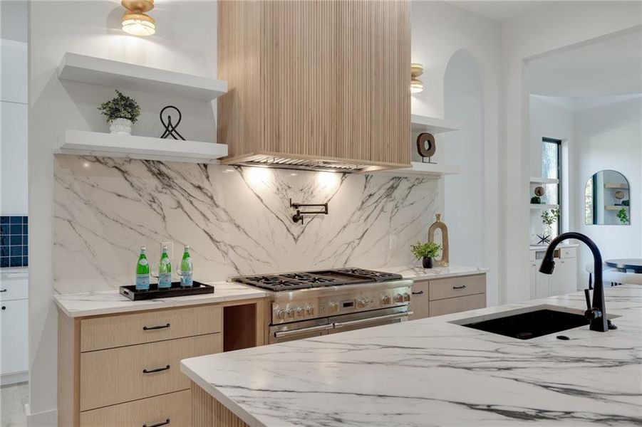 Furnished interior view inside a new home in , Atlanta (Image 14).