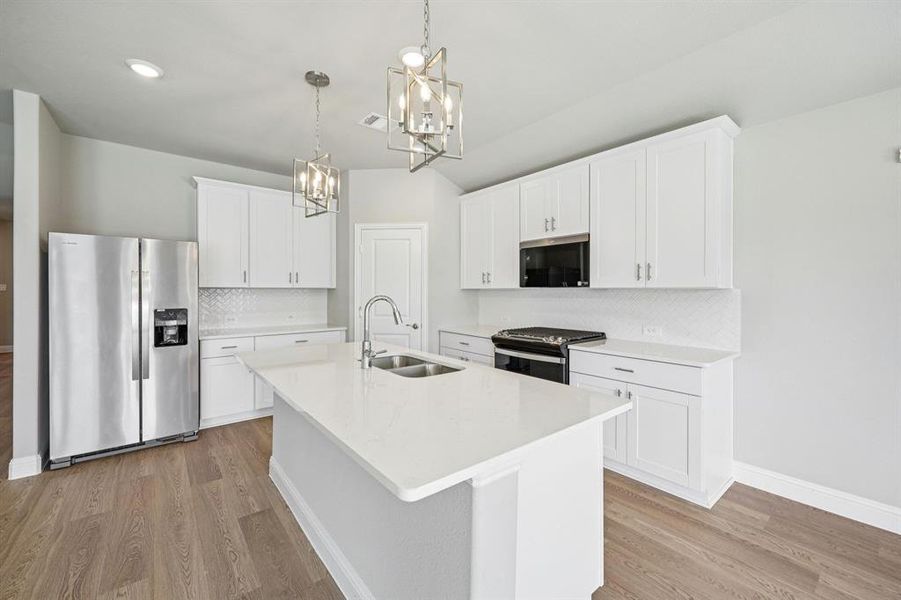 Photo is not of the actual home, but is an inspirational photo of builder’s model home and may depict options, furnishings, and/or decorator features that are not included.