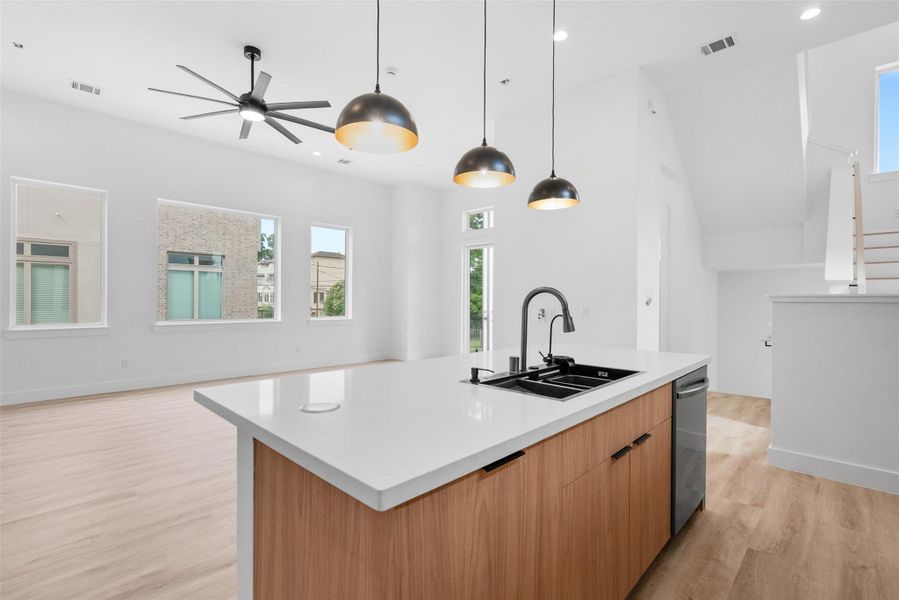Furnished interior view inside a new home in , Houston (Image 10).
