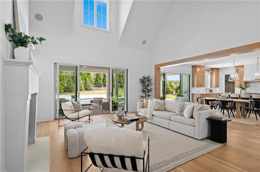 Furnished interior view inside a new home in , Milton (Image 12).