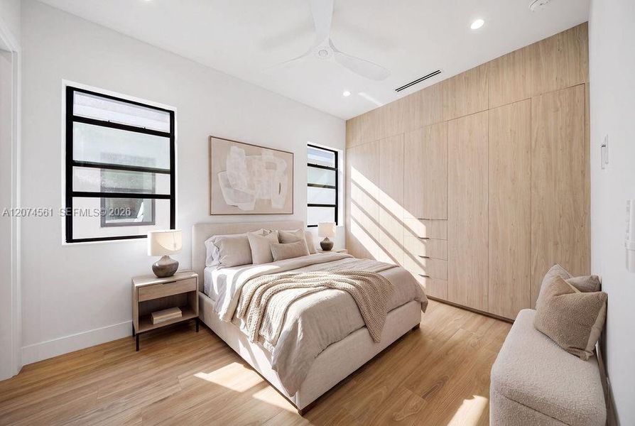 Furnished interior view inside a new home in , Fort Lauderdale (Image 42).