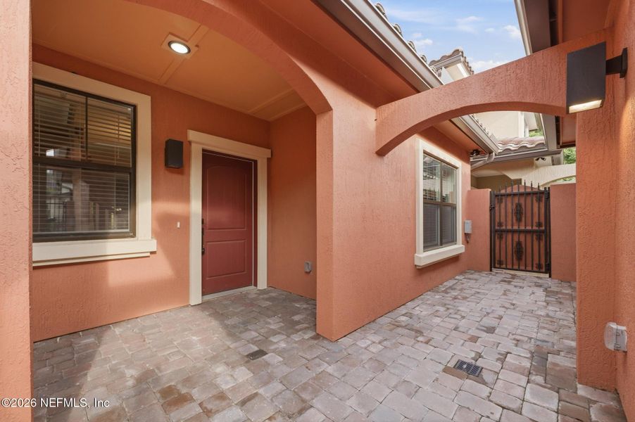 Exterior details and patio area of a home in , Jacksonville (Image 26).