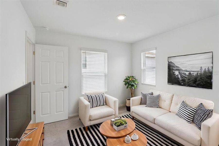 Furnished interior view inside a new home in Beresford Woods, Deland (Image 7).