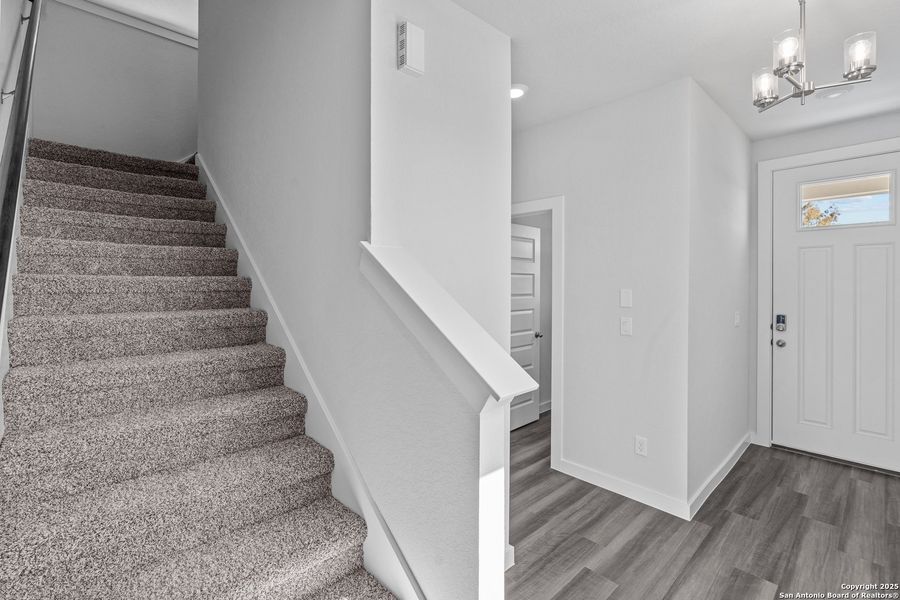 Spacious, unfurnished interior of a new home in Talley Fields, San Antonio (Image 11). Spacious, unfurnished interior of a new home in Talley Fields, San Antonio (Image 11).