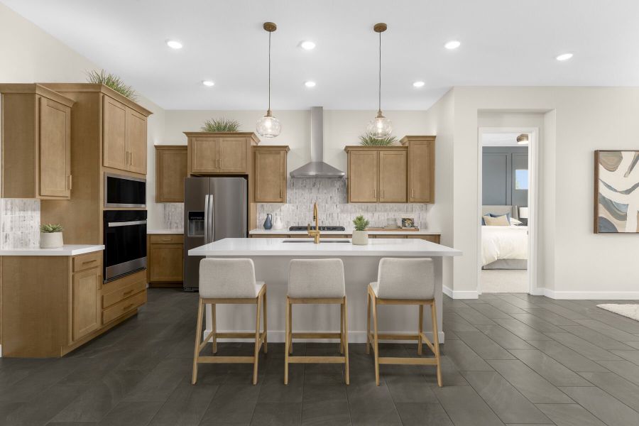 Representative furnished interior of a home built from the Cobalt by Mattamy Homes in Landmarke, Queen Creek (Image 8).
