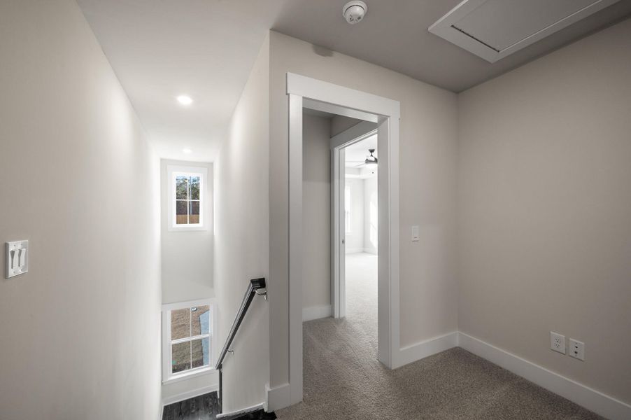 Photo is of a similar home