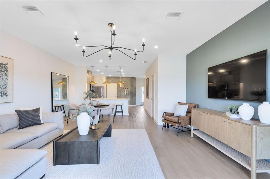 Furnished interior view inside a new home in , Davenport (Image 16).