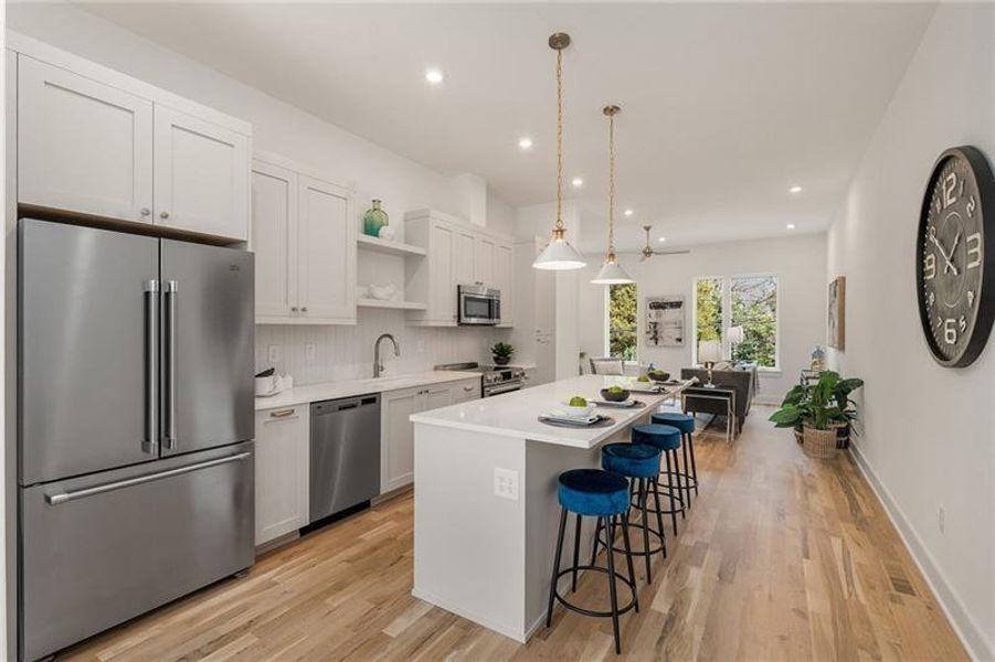 Furnished interior view inside a new home in Madison Park South, Atlanta (Image 11).