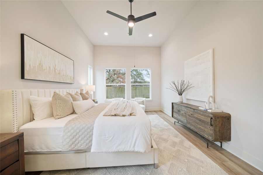 Furnished interior view inside a new home in , Houston (Image 16).