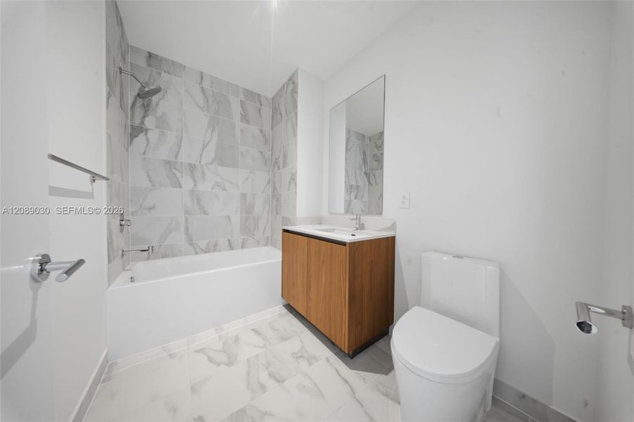 Furnished interior view inside a new home in , Miami (Image 6).