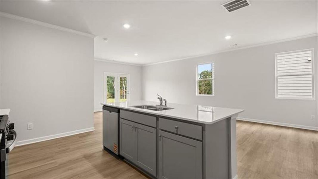 Furnished interior view inside a new home in Braselton Village, Braselton (Image 8).