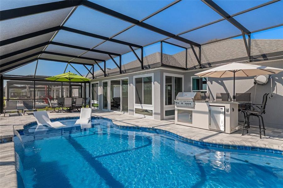 Exterior details and patio area of a home in , The Villages (Image 34).