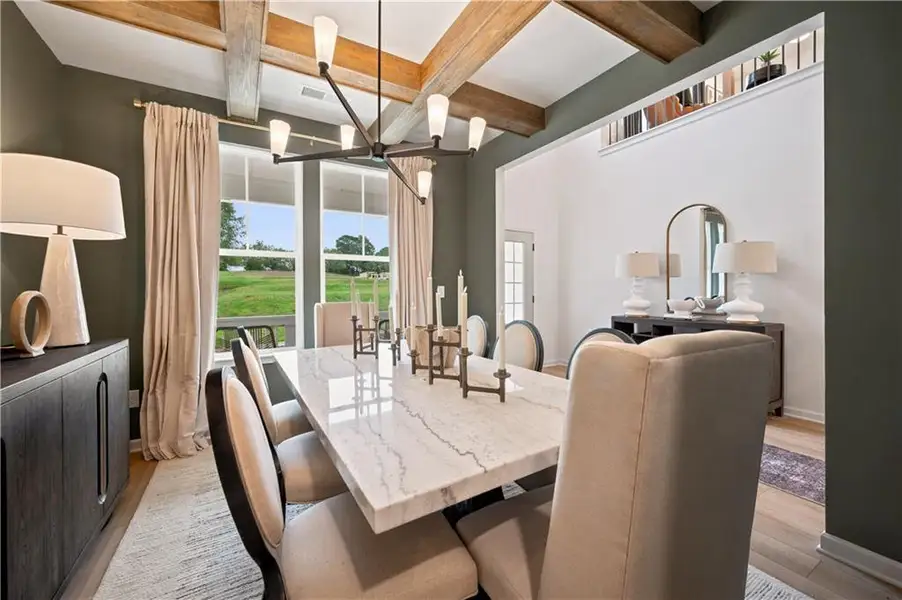 Furnished interior view inside a new home in Everson, Snellville (Image 28).