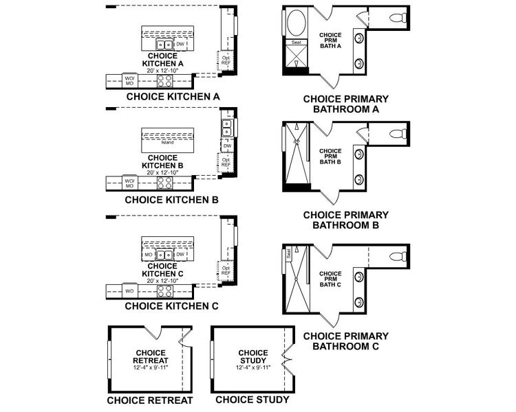 2D floor plan layout for the Englewood by Beazer Homes in Gatherings® at GreenHouse, Marietta, GA (Image 4). 2D floor plan layout for the Englewood by Beazer Homes in Gatherings® at GreenHouse, Marietta, GA (Image 4).