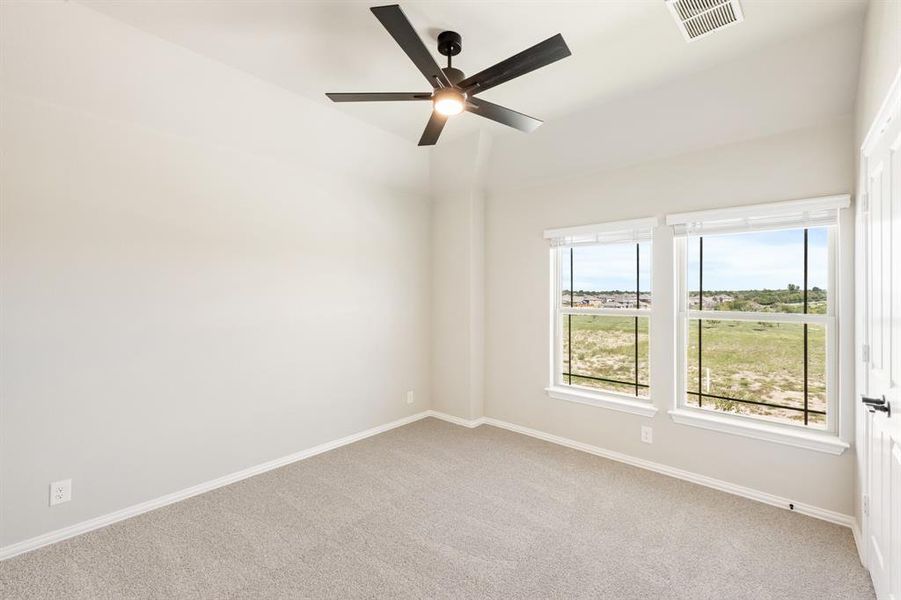 Spacious, unfurnished interior of a new home in Devonshire Classic 50-55, Forney (Image 29). Spacious, unfurnished interior of a new home in Devonshire Classic 50-55, Forney (Image 29).
