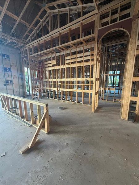 In-progress construction of a new home in , Sarasota, FL (Image 16).