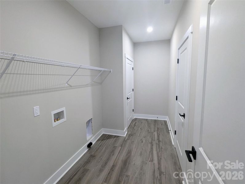 Utility room with extra storage closets