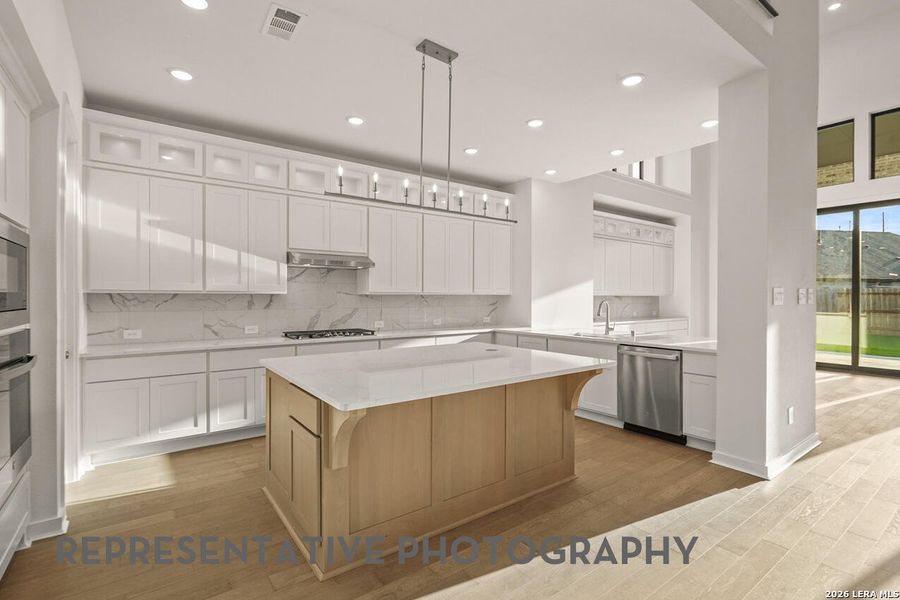 Furnished interior view inside a new home in Hallie's Cove, Schertz (Image 3).