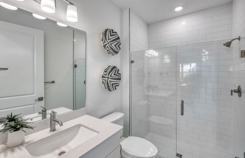 Furnished interior view inside a new home in Costa Pointe, Vero Beach (Image 38).