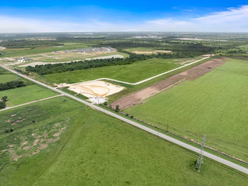 Site preparation for new homesites in Sanford Farms, Waller (Image 25).